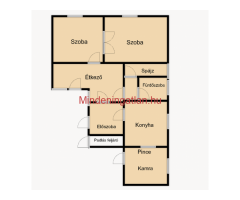 Jánoshalmán 2 szobás, gázfűtéses családi ház kedvező áron eladó!